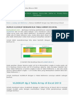 Rumus Vlookup Dengan Dua Table Array Di Excel