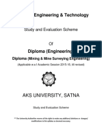 Diploma Mining Surveying - 2016