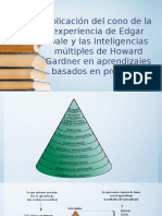 Aplicación Dale-Gardner proyectos aprendizaje