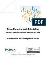 Simio Production Scheduling Wonder War Emes Interface