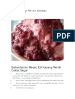 ES Kacang Merah Santan