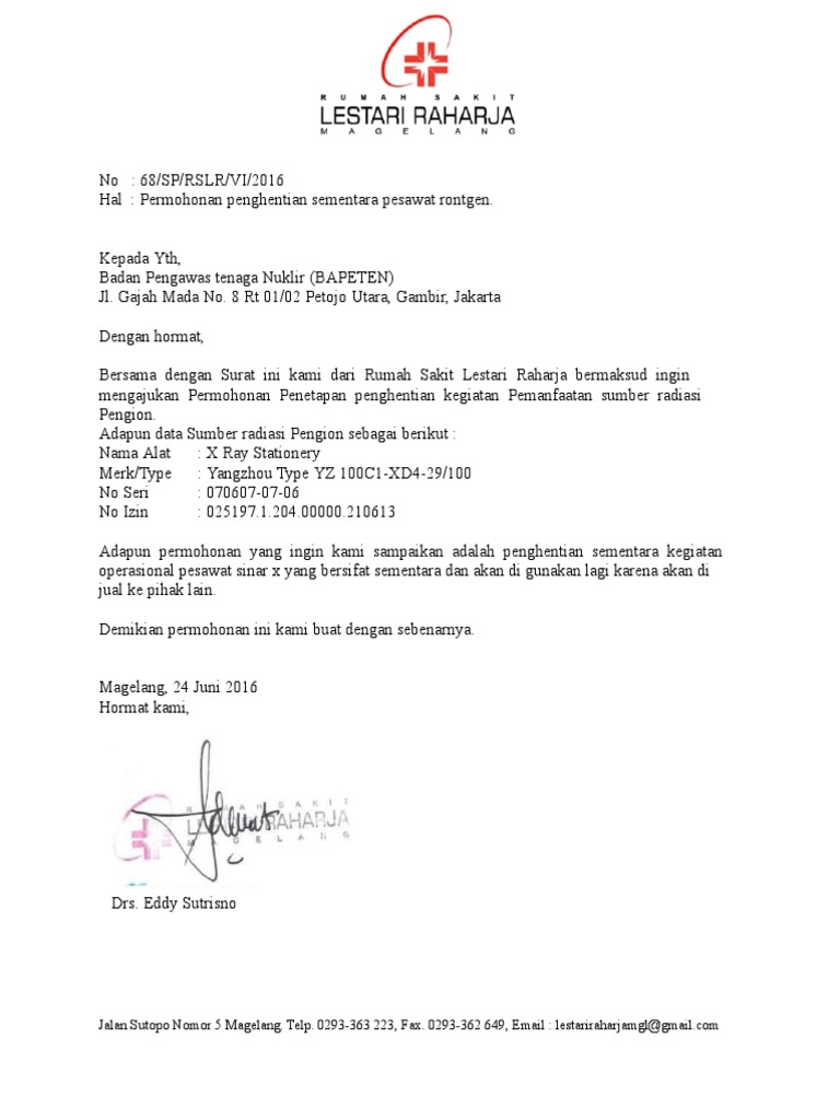 Download 85+ Contoh Surat Surat X Ray Gratis