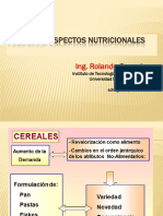 Cereales - Aspectos Nutricionales