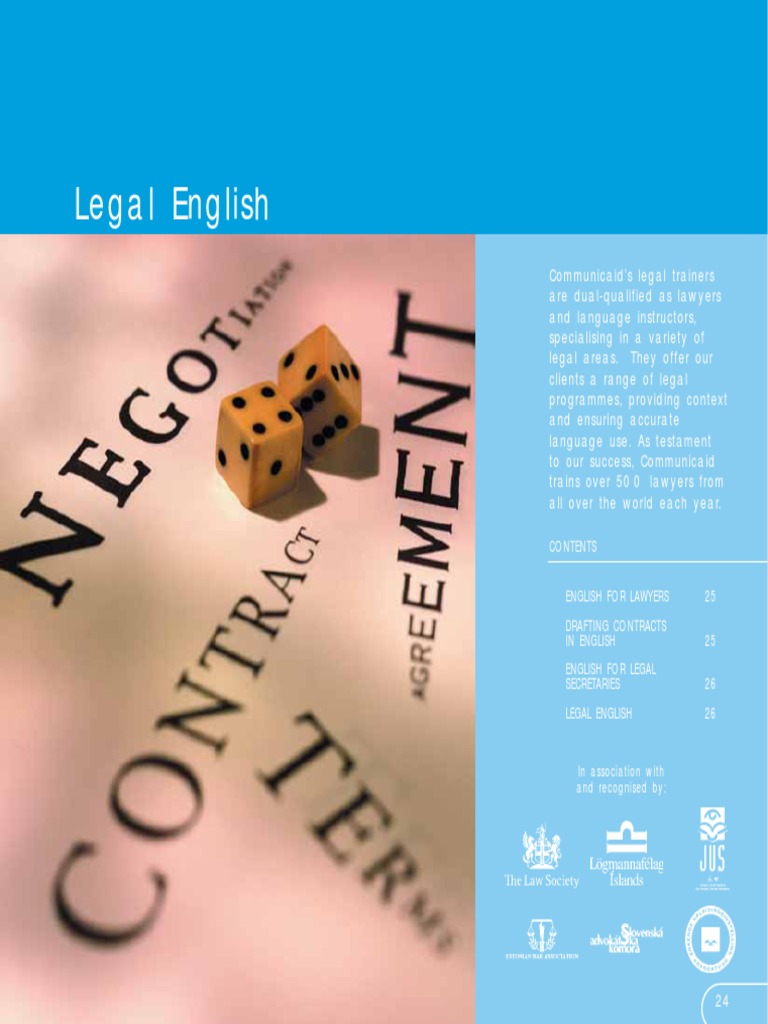 Legal English PDF Lawyer Jargon