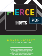 HOYTS Fierce Book