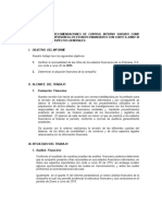 Análisis financiero de EMPRESA S.A. con corte a junio 2015 y recomendaciones de control interno