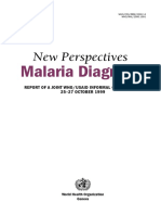 New Perspectives Malaria Diagnosis 25-27 OCTOBER 1999