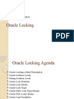 Oracle Locking: Sandeep Thakur