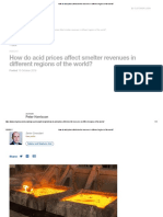 How Do Acid Prices Affect Smelter Revenues in Different Regions of the World__1