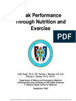 Peak Performance Through Nutrition and Exercise