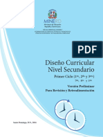 Diseño Curricular Dominicano PDF