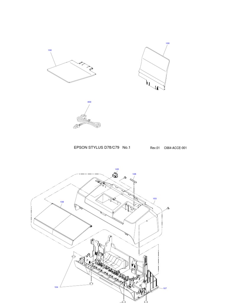 Epson D78/C79 Parts and Accessories Guide | PDF | Manufactured Goods ...