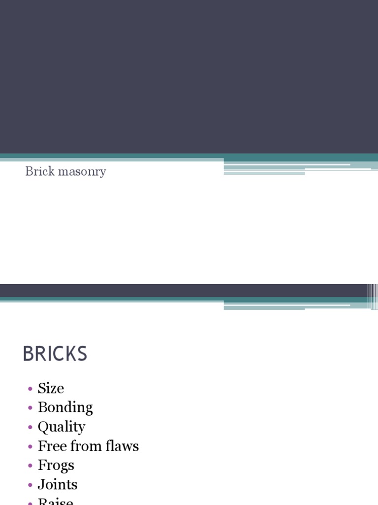 Brick Masonry Pics Pdf Masonry Brick