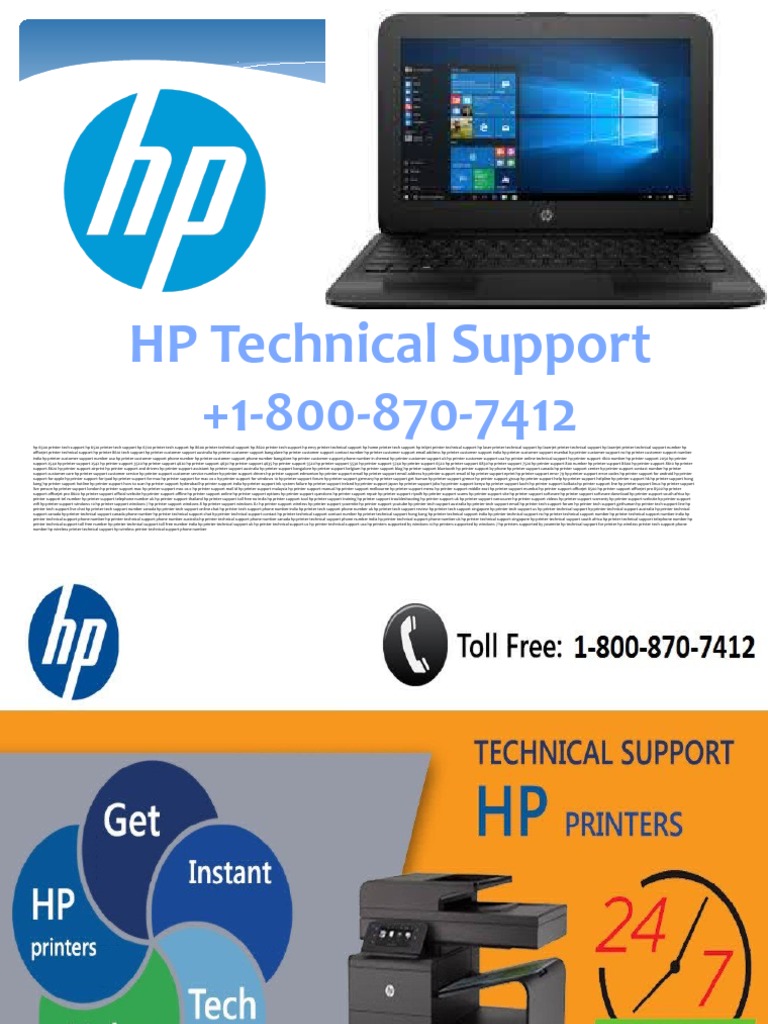1 800 870 7412 Error HP Printer Technical Support Phone NUMBER 1 800 870  7412 | Printer (Computing) | Technical Support