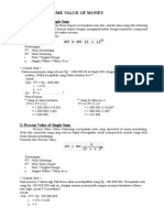 Summary of Time Value of Money Soal-Jawab