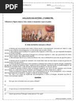 Atividade de Historia a Vinda Da Familia Real Para o Brasil 5º Ano