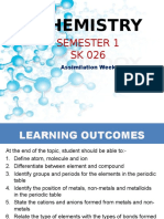 Chemistry: Semester 1 SK 026