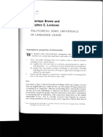 Brown&SCL Politeness1999 PDF