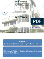 Auditoria II - Unidad I - Inventarios