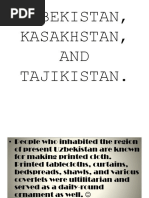 All About Uzbekistan, Kazakhstan, and Tajikistan