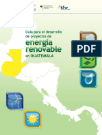 Guia para El Desarrollo de Proyectos de Energia Renovable en Guatemala PDF