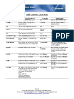 UNIX Command Cheat Sheets