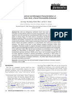 Physicochemical and Biological Characterization of Monoketocholic Acid, A Novel Permeability Enhancer