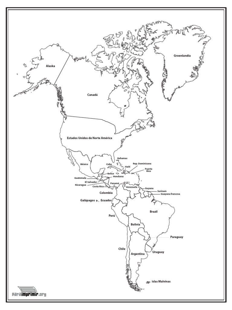 Mapas Polticos De Amrica Del Sur Para Colorear 7 Best Ciencias