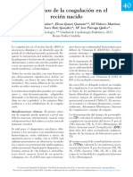 Coagulacion en Neonatos PDF
