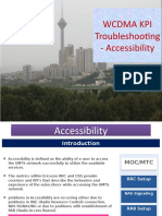 WCDMA Accessiblity KPIs