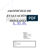 Protocolo Evaluación Disglosia - LEA PDF