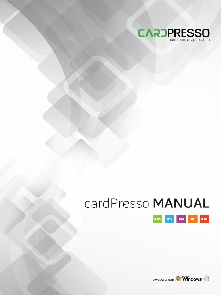 Cardpresso Manual | PDF | Barcode | Databases