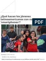 ¿Qué Hacen Los Jóvenes Latinoamericanos Con Sus 'Smartphones'