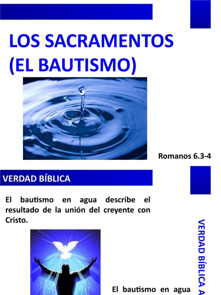 Significado y Importancia del Bautismo | PDF | Bautismo | Sacramentos
