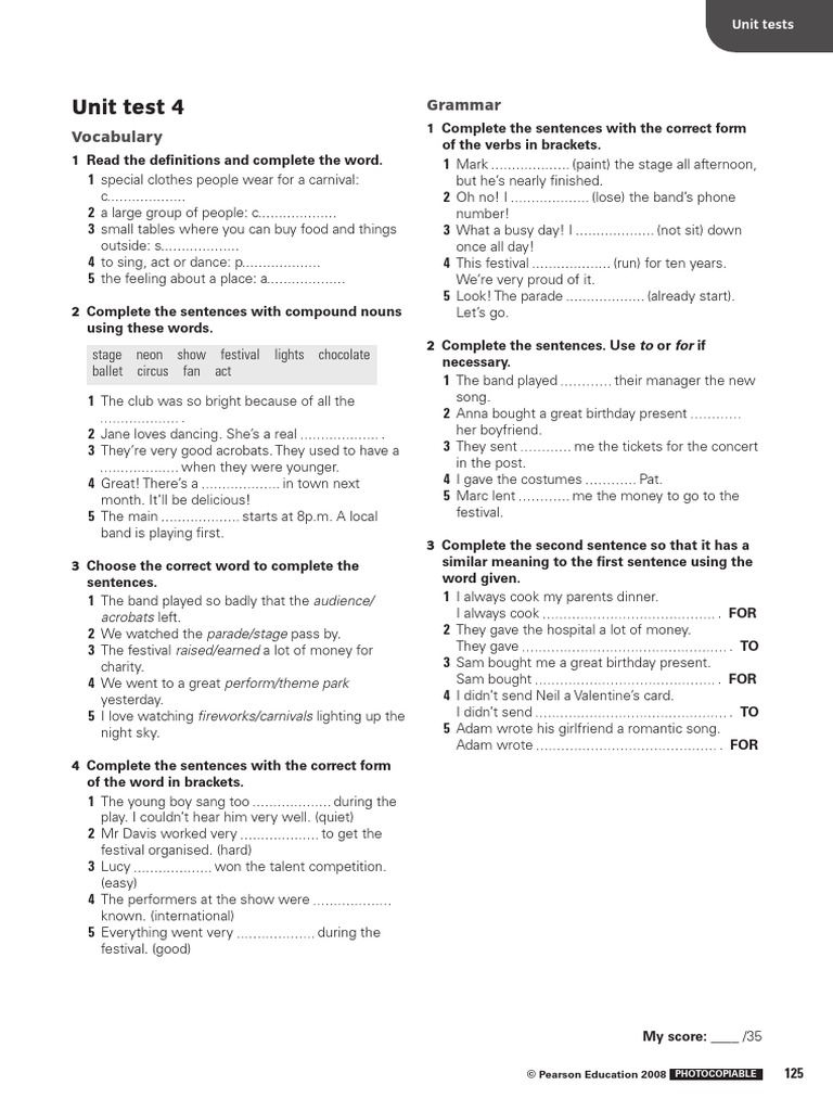 18 Unit Test 4 Sentence Linguistics Linguistic Typology
