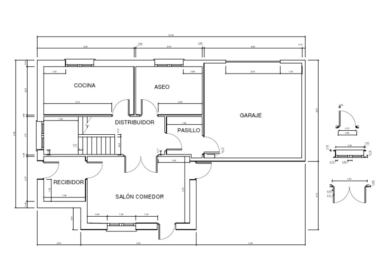 Plano Casa Con Cotas PDF PDF