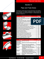 Pipe and Tube Sizes PDF