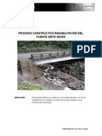 Proceso Constructivo Rehabilitación Del Puente Siete Veces