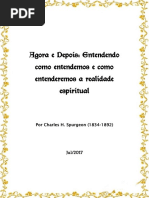 Agora e Depois Entendendo Como Entendemos e Como Entenderemos a Realidade Espiritual