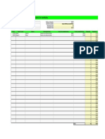 Planilla de Excel Para El Registro de Kilometros y Reembolso