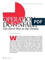 Operation Downfall: The Devil Was in The Details (ADA 528442)