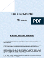 Tipos de Argumentos