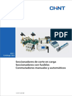 B10 Catalogo Tecnico - Seccionadores y Conmutadores PDF