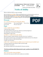 Modal Verbs of Ability: Present