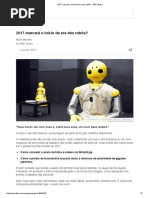 2017 Marcará o Início Da Era Dos Robôs_ - BBC Brasil