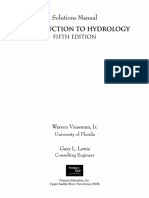 Hydrology Manual Solution PDF