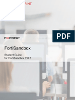 FortiSandbox Student Guide-Online