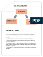 7.1 Estructura Organizativa: G. General