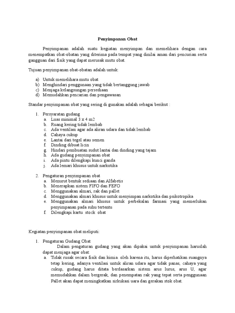151214674 Pedoman Penyimpanan Obat Docxdocx