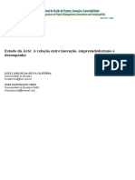 Relação Entre Inovação, Empreendedorismo e Desempenho Organizacional - V Singep